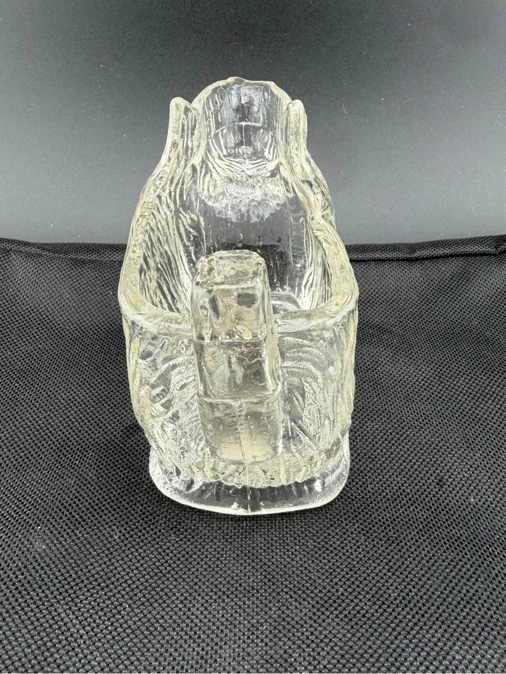 Scottie Dog Glass Creamer 1930's POST Grape Nuts Cereal Promotional L.E. Smith
